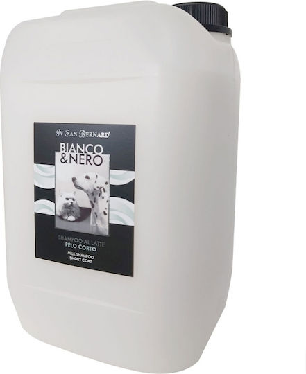 Iv San Bernard Bianco E Nero Milk Universal Shampoo Dogs Cats 10l