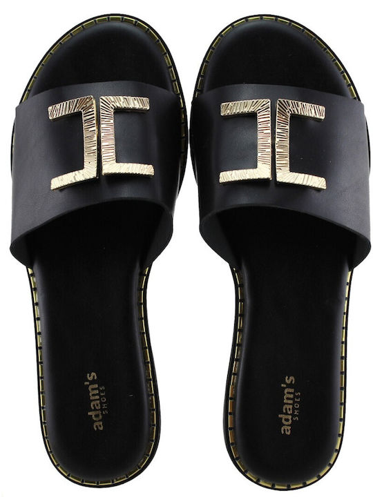 Adam's Shoes Γυναικεία Σανδάλια Μαύρα