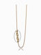 Women's Silver Gold Plated Spiral Neck Chain