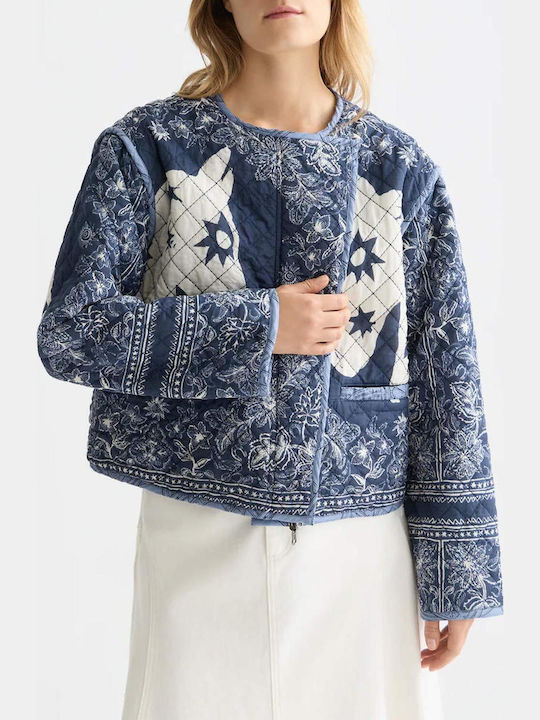 Scotch & Soda Μπουφάν Διπλής Όψης Μπλε