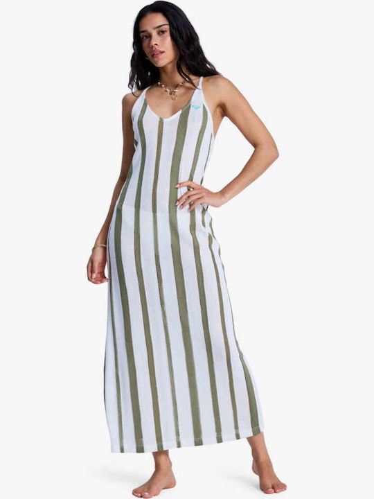 Summer Maxi Knitted Dress with Slit Nalu Sunset