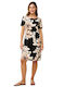 Sommer Damenkleid Schwarz