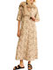 Rochie De Vară Midi Bej