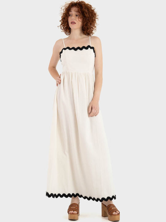 Summer Maxi Dress Ecru