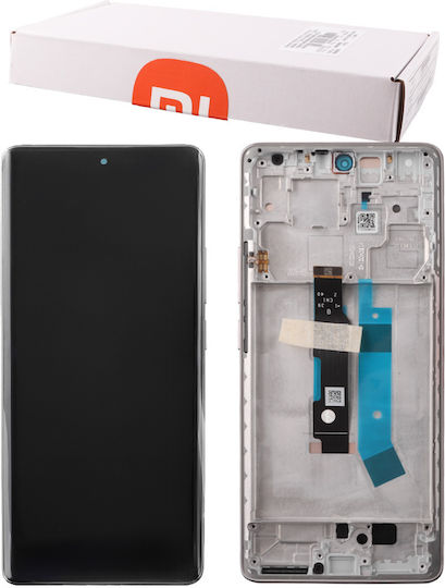Xiaomi Οθόνη με Μηχανισμό Αφής και Πλαίσιο για Redmi Note 14 Pro 4g (Χρυσό)