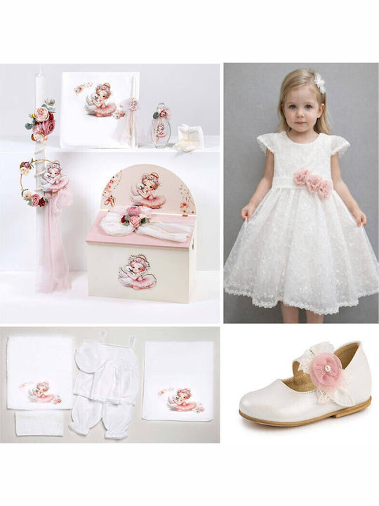 Taufset Für Mädchen Ballerina Schwan Kleidung Guy Laroche