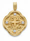 Pendant Kids Charm Double Sided Silver PR187