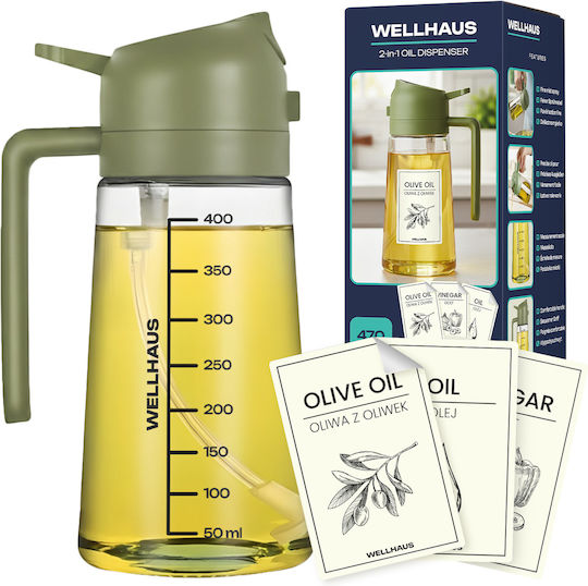 Wellhaus Δοχείο Λαδιού Σπρέι Γυάλινο 470ml