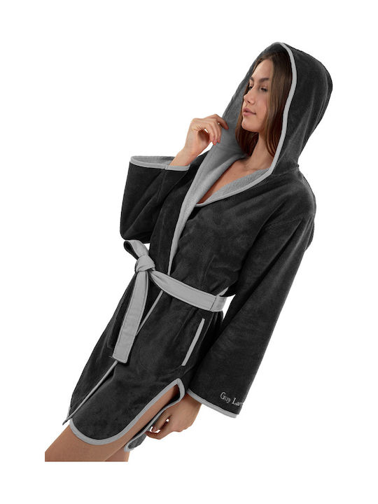 Guy Laroche New Comfy Women's Bathrobe Hooded B...