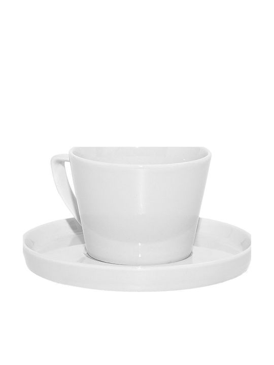 Estia Kyra Set Coffee Cups Porcelain Brown 220ml 6pcs