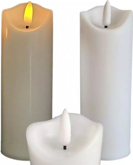 Verk Group Decorative LED Light Warm White Candle 12.5x5cm