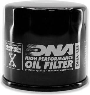 Suzuki Gsxr 1000 Series 17-25 Dna Oil Filter Dna-138 Suzuki Gsxr 1000 17-22