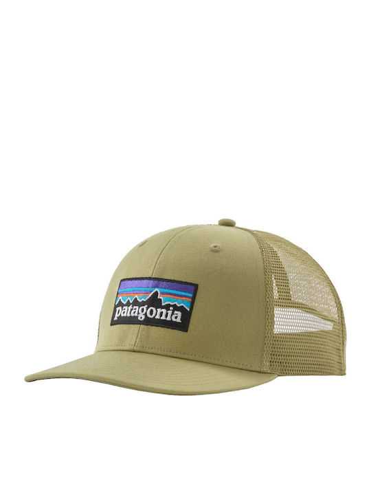 Καπέλο Unisex P-6 Logo Trucker Hat Patagonia Κίτρινο Καπέλο Unisex P-6 Logo Trucker Hat Patagonia Κίτρινο