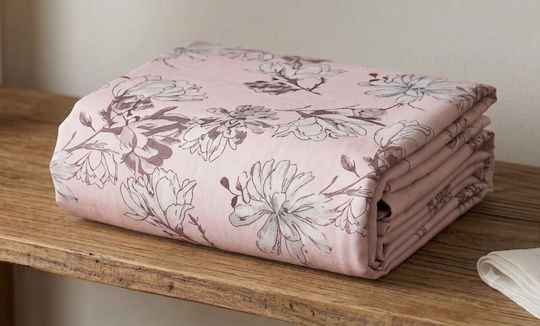 Σεντόνι King Size με Λάστιχο 180x200+30εκ. 1
