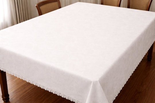 Set Față De Masă Albă 140x180cm
