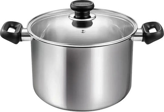 Tescoma Brava Βαθιά Ανοξείδωτη Κατσαρόλα 7lt / 24cm