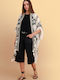 Long Women's Kimono Beige