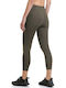 Training Women's Cropped Firming Khaki Dark Leggings