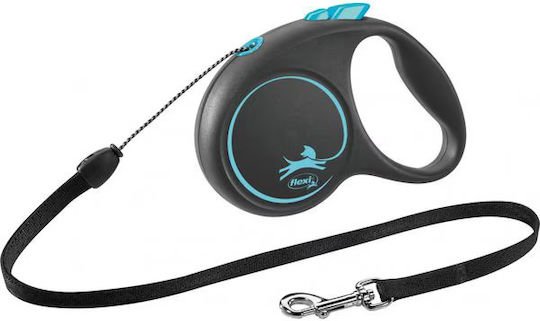 Flexi Lesu Pliabil Pentru Câini Curea Albastră 5m Până La 20kg