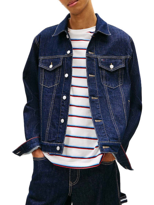 Tommy Hilfiger Geacă Denim Albastră