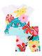Kids Set with Leggings Summer 2pcs White