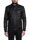 Leder Herren Jacken Schwarz