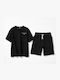 Kids Set With Shorts Summer 2 Pieces Black