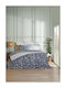 Aigaion Set Bed Sheet with 2 Pillowcases Super-Double with Rubber Hugger 160x200+35cm 3 (3 Pieces)