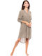 Pink Label Damen Kaftan Bademode Gelbes