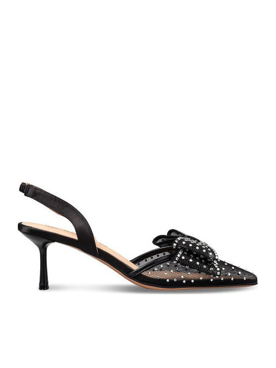 Envie Shoes Γόβες με Λεπτό Μεσαίο Τακούνι Μαύρες