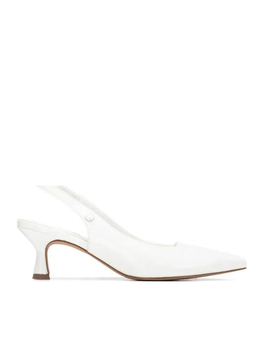 Heels With Medium Heel Animal Print White