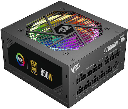 Redragon 850W Μαύρο Τροφοδοτικό Υπολογιστή Full Modular 80 Plus Gold (GC-PS007-1-V2)