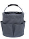 Alista Home Fabric Gray Storage Basket 17lt