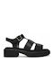 Leather Sandals Black