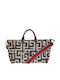 Iris Fabric Women's Tote Bag Black