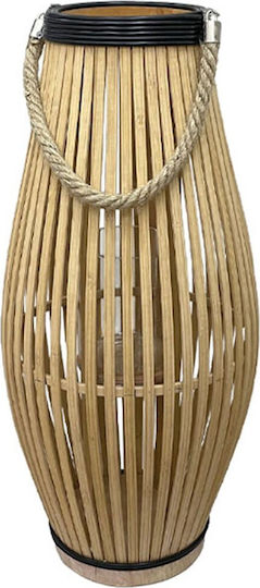 Marhome Φαναράκι Bamboo Καφέ 24x24x55εκ.