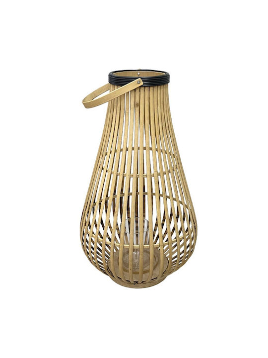 Marhome Φαναράκι Bamboo Καφέ 32.5x32.5x61εκ.