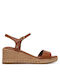 Summer Women's Platform Espadrilles Style Brown