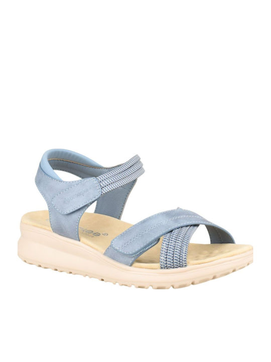 Amarpies Anatomische Damenplattformen Blau