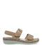 Sommer Damenplattformen Beige