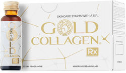 Хидролизиран Морски Течен Колаген Gold Collagen Rx Преди След Естетични Процедури 10 Флакона X 50 Мл
