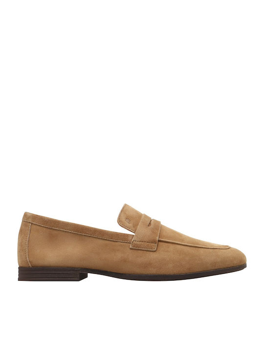 Suede Ανδρικά Loafers σε Ταμπά Χρώμα