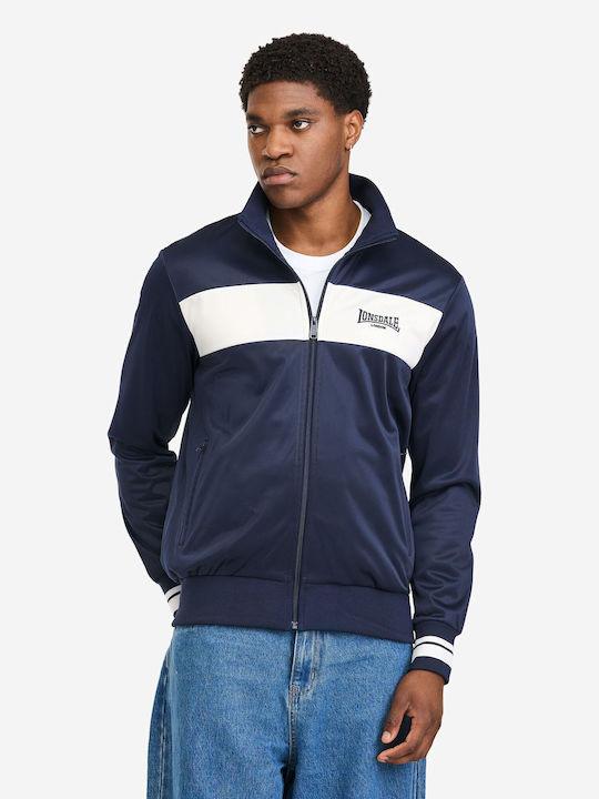 Lonsdale Cardigan Dark Blue/Ecru