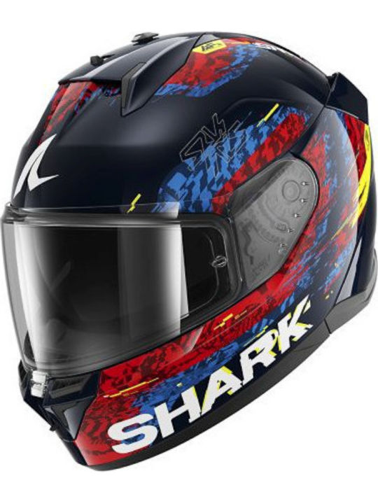 Shark D-skwal 3 Speed-Vib Blue/Red/Yellow Motor...