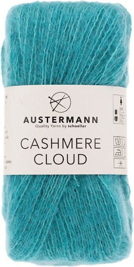 Casmir Super Fine Wool Yarn 180m 25g Cashmere Cloud 11 Turquoise