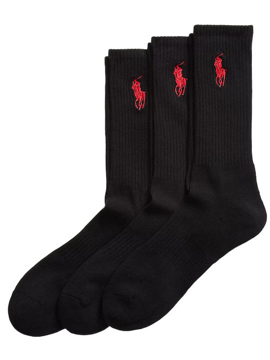 Ralph Lauren Мъжки Чорапи Black 2Pack
