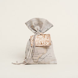 Pouch Map Vintage 14x22cm 393333 Ntampoudis Ntm-393333