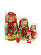Azhna Decorative Porcelain Doll Made of Wood 10.5cm