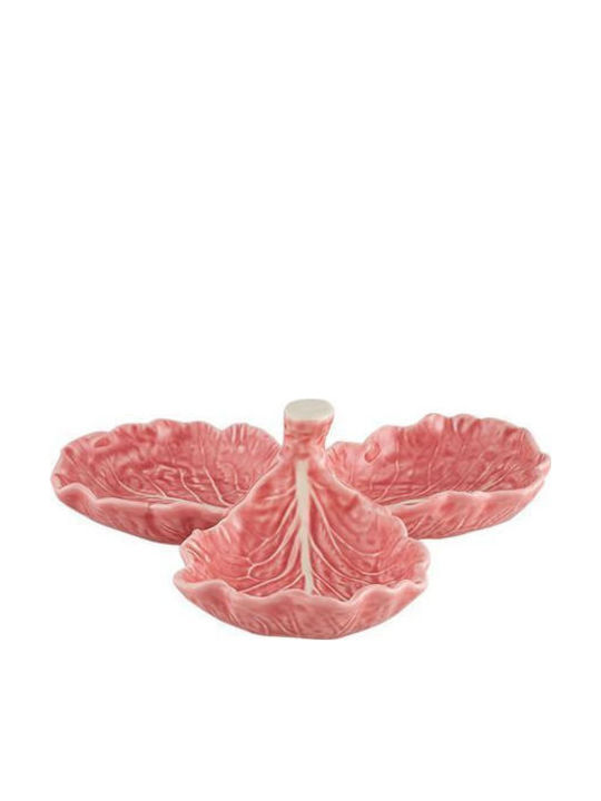 Bordallo Pinheiro Servierplatte Untiefe Rosa 21.5cm