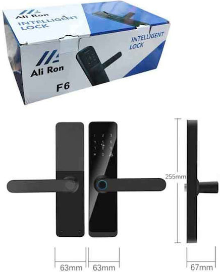 Smart Door Lock Ali Ron F6 Fingerprint & Touch Keypad Intelligent Lock